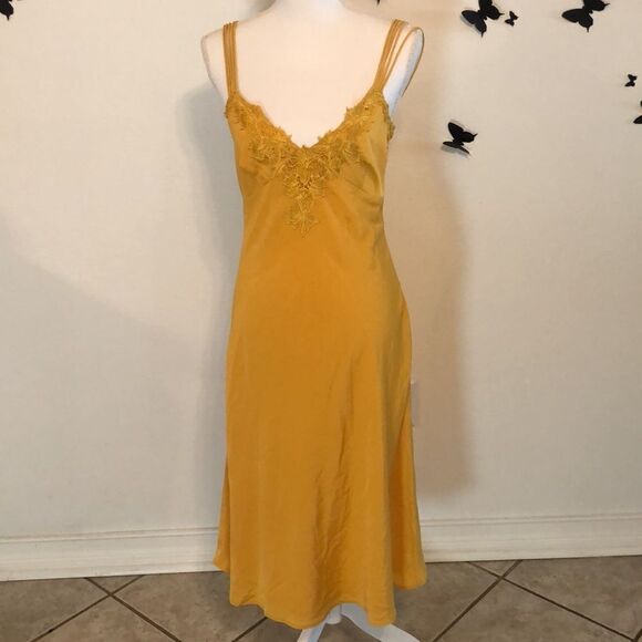 NWT Show Me Your Mumu - Yellow Slip Dress - XS - Picture 2 of 16